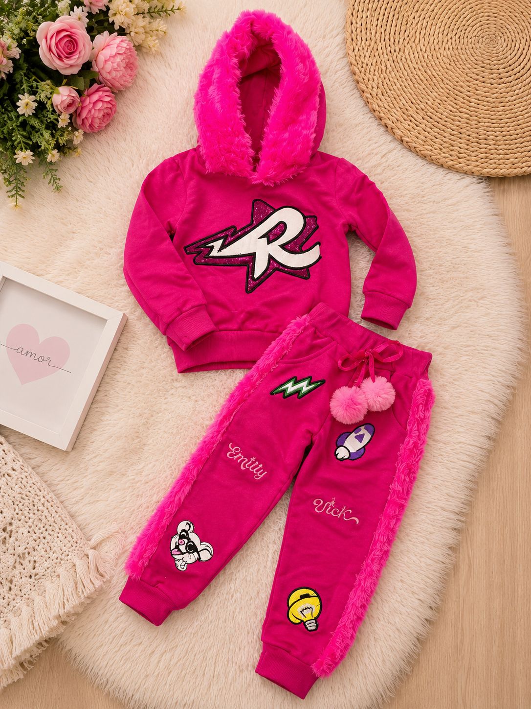 Conjunto de moletom EMILLY pink