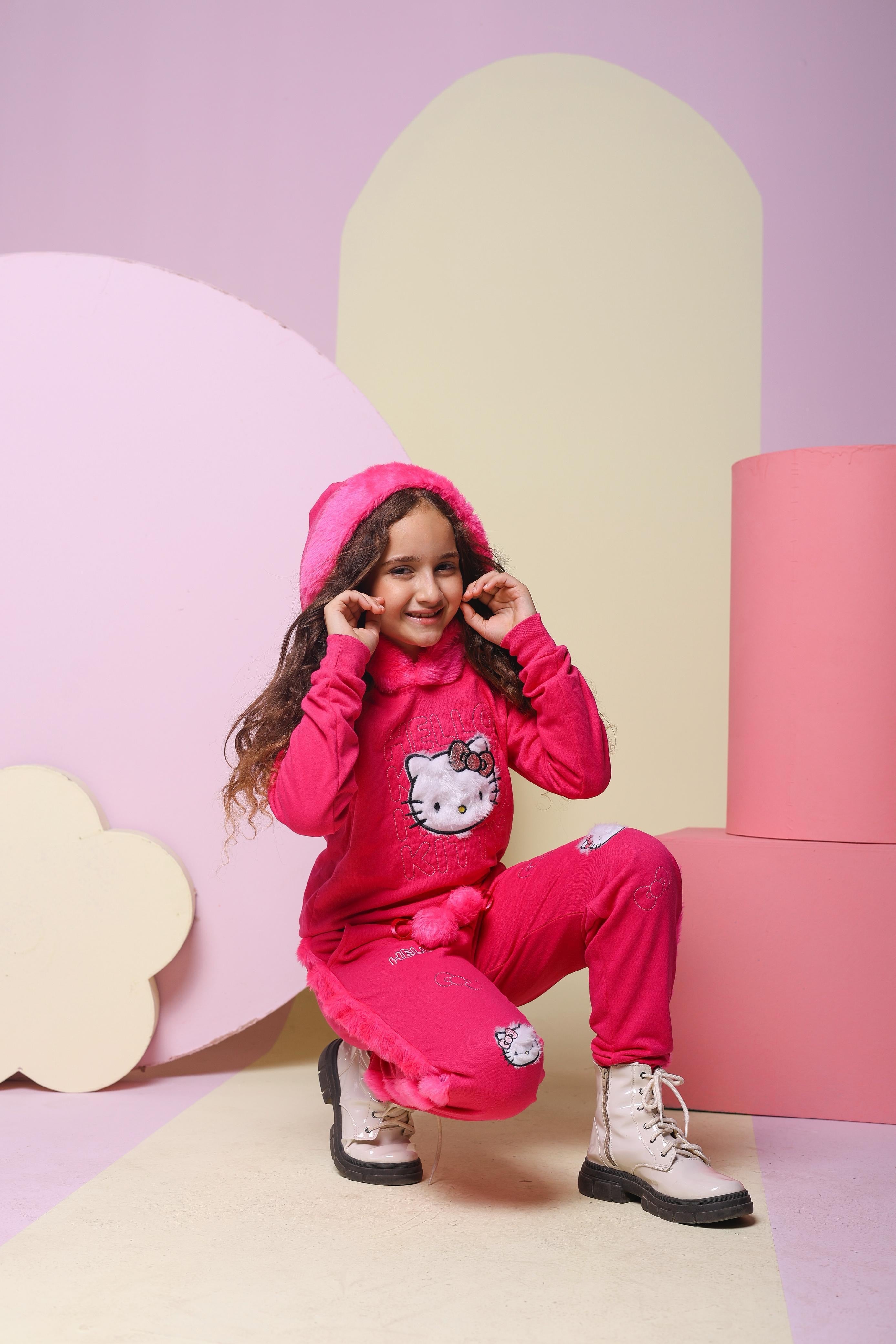 Conjunto moletom Hello kitty ROSTINHO