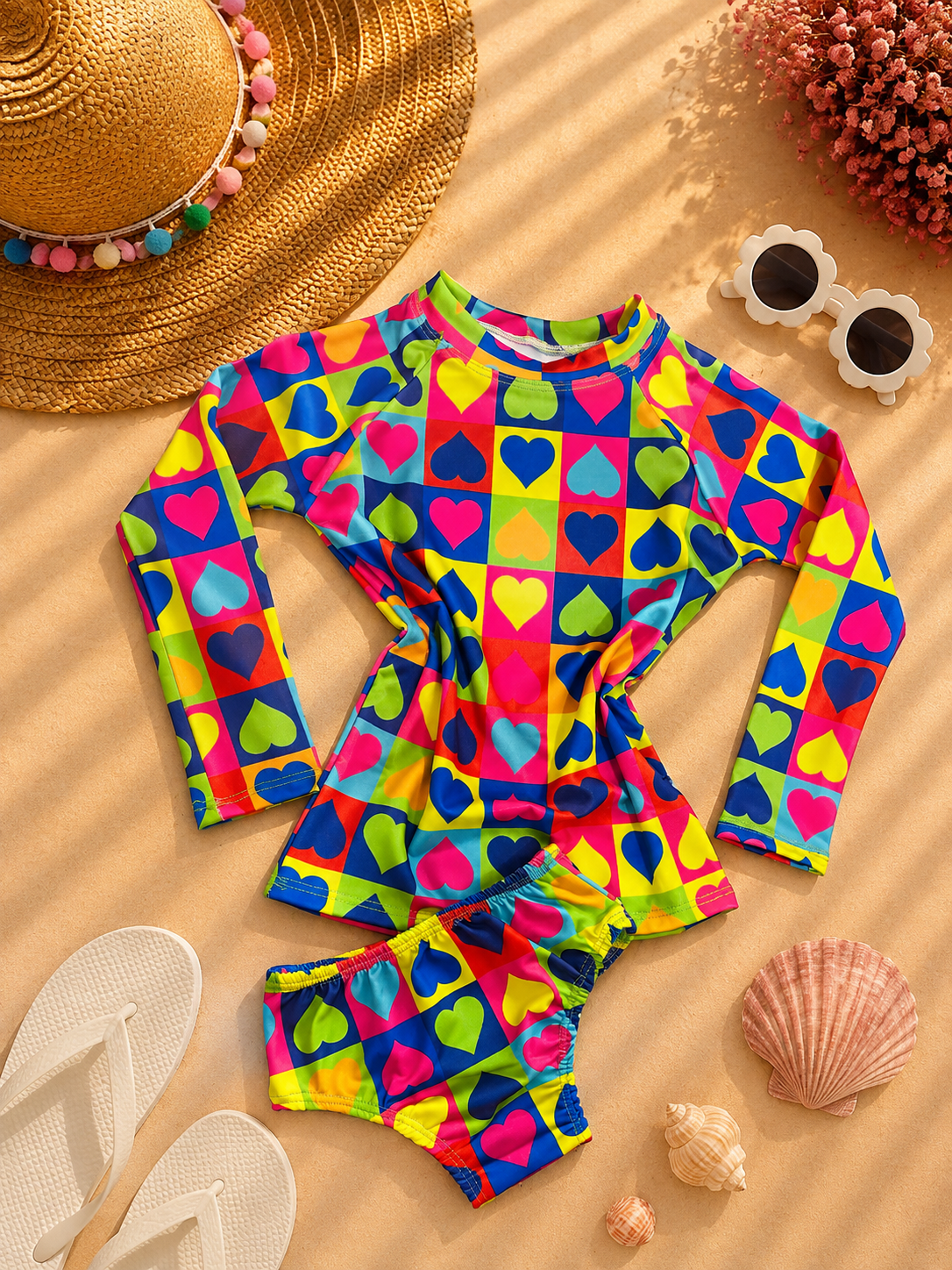 Conjunto Infantil  Color Hearts 💖