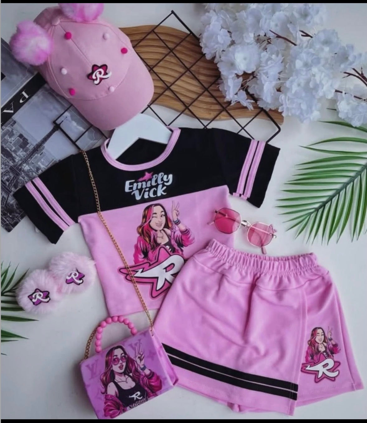 Conjunto Emilly vick rosa