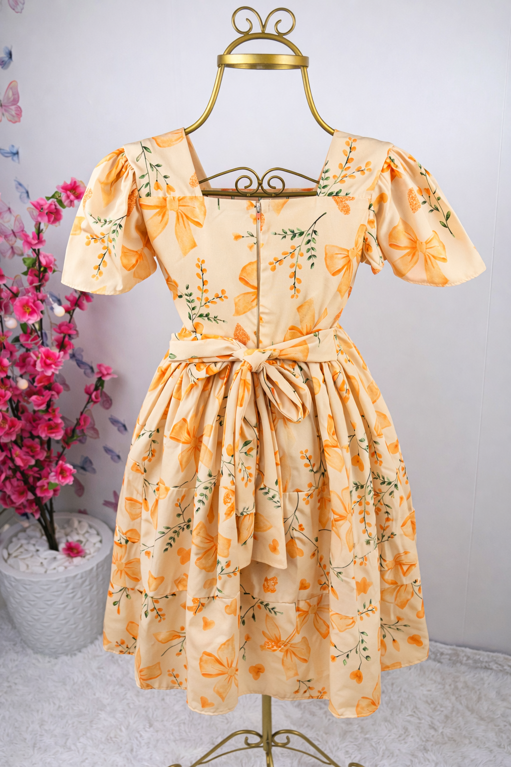 Vestido realeza laço