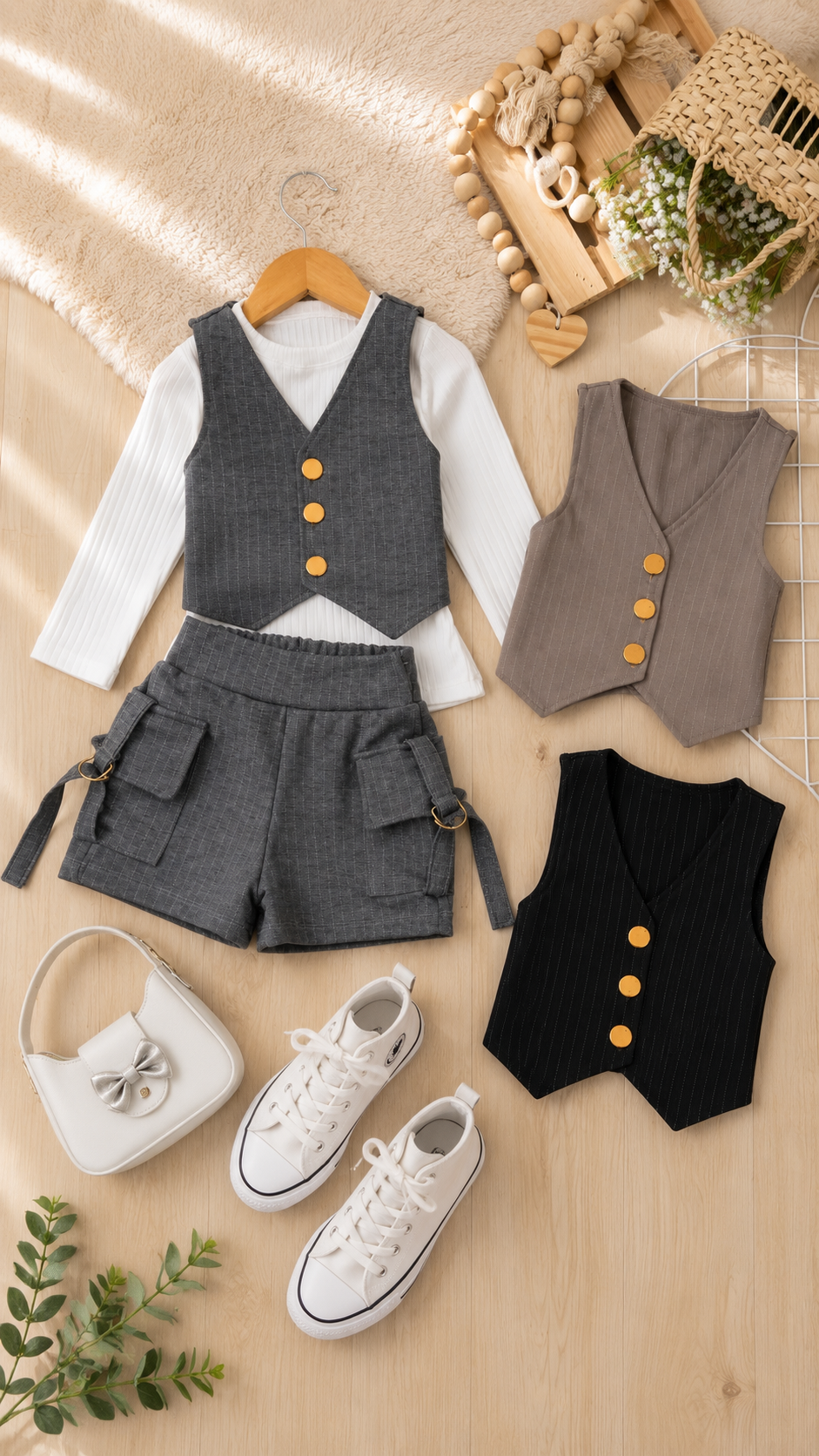 Conjunto Daniela Colete – 3 Peças