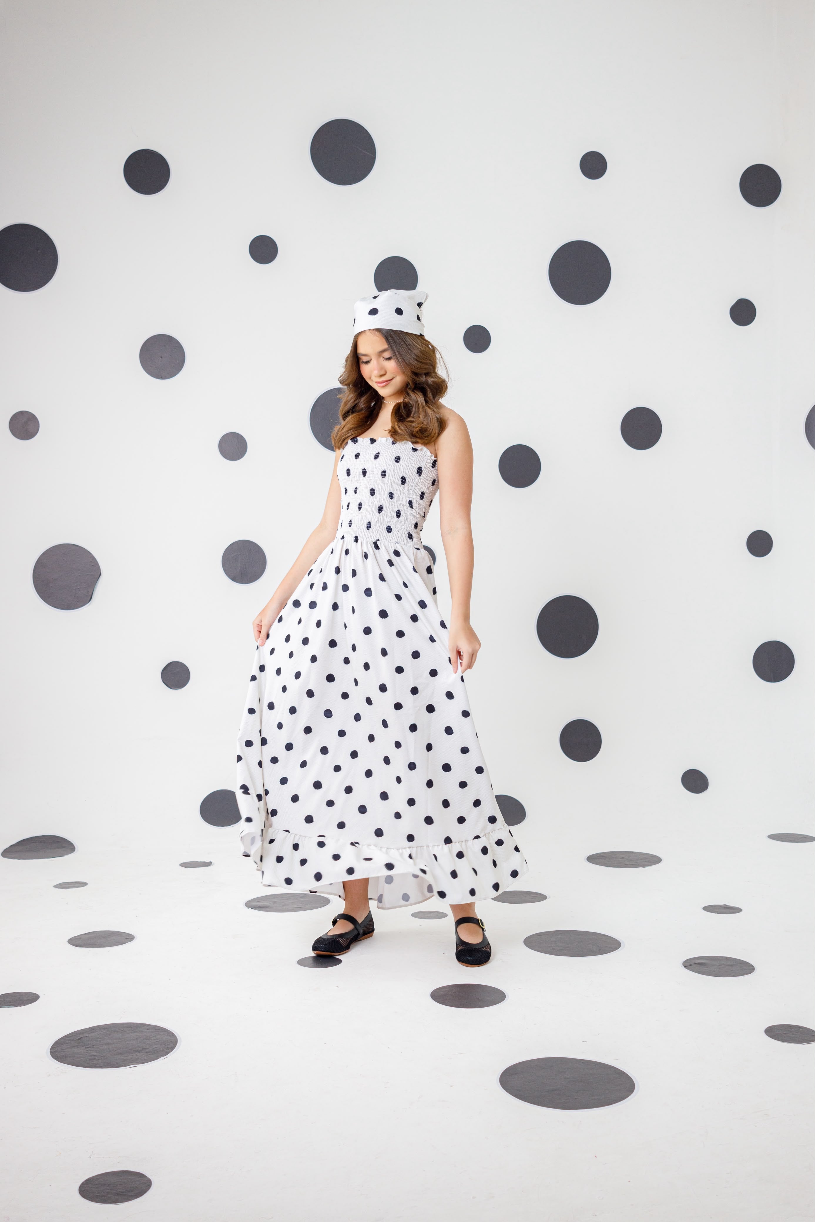Vestido ana com alça - com bandana