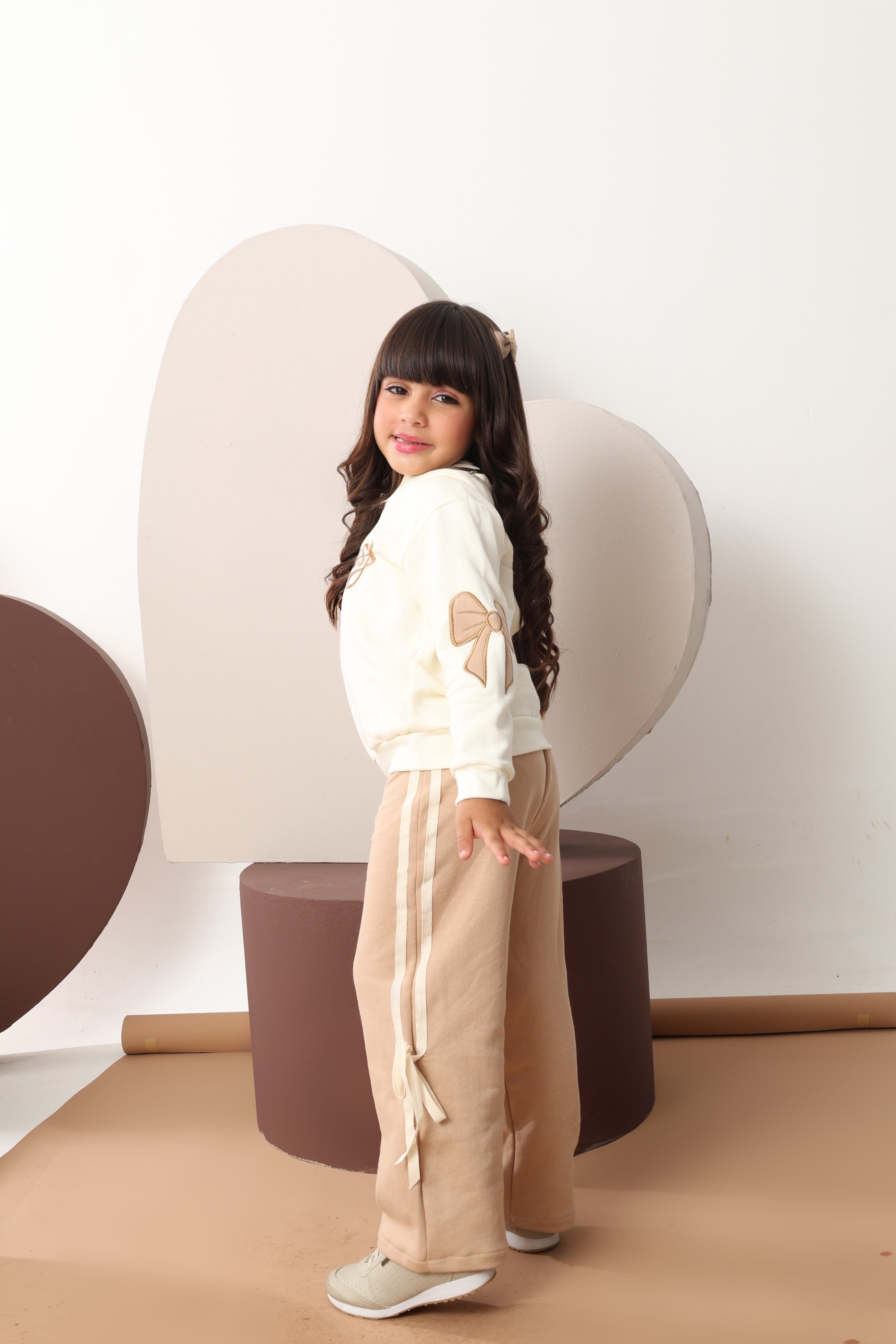 CONJUNTO NUDE MOLETOM PRINCESA