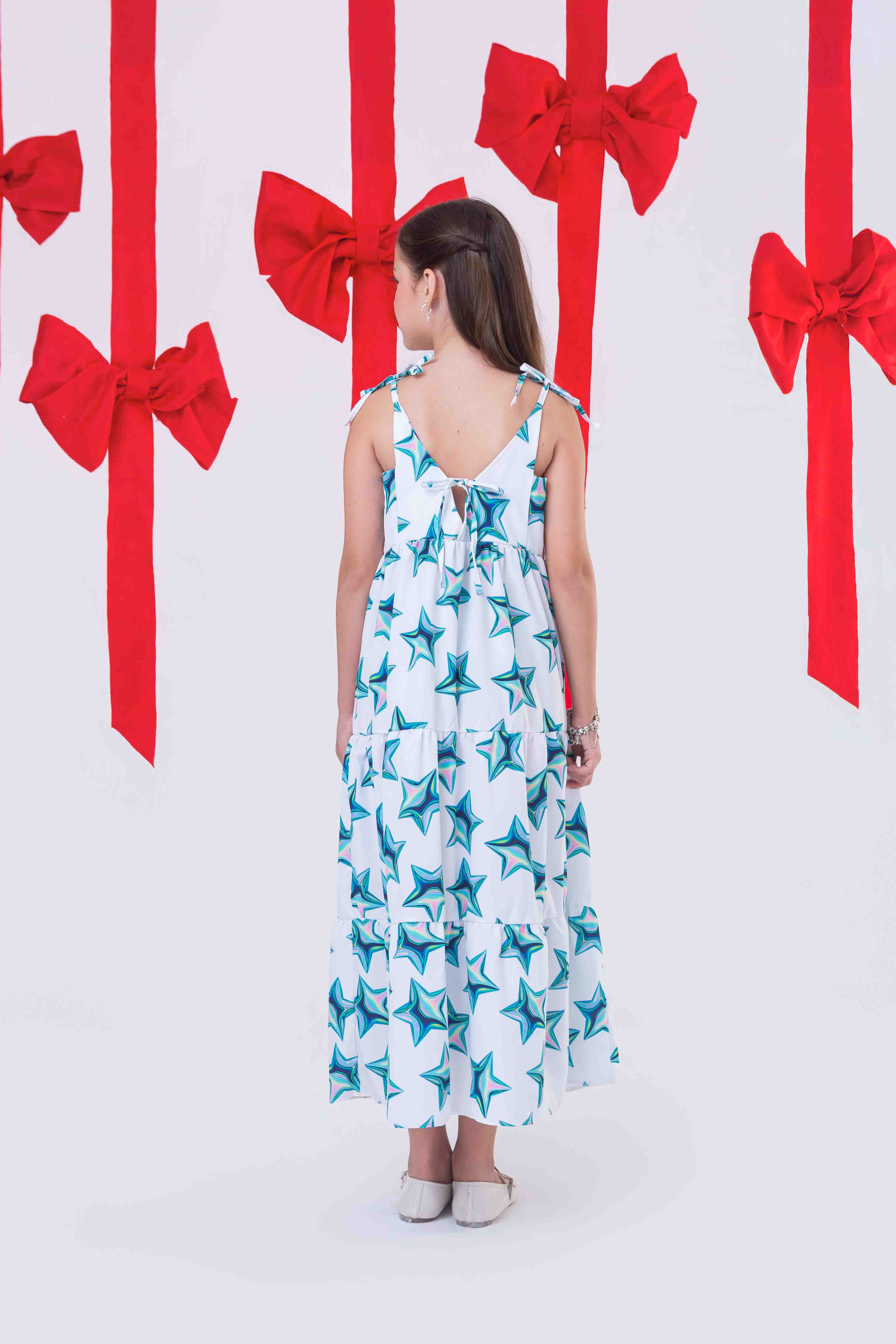 Vestido Elis Estrelas