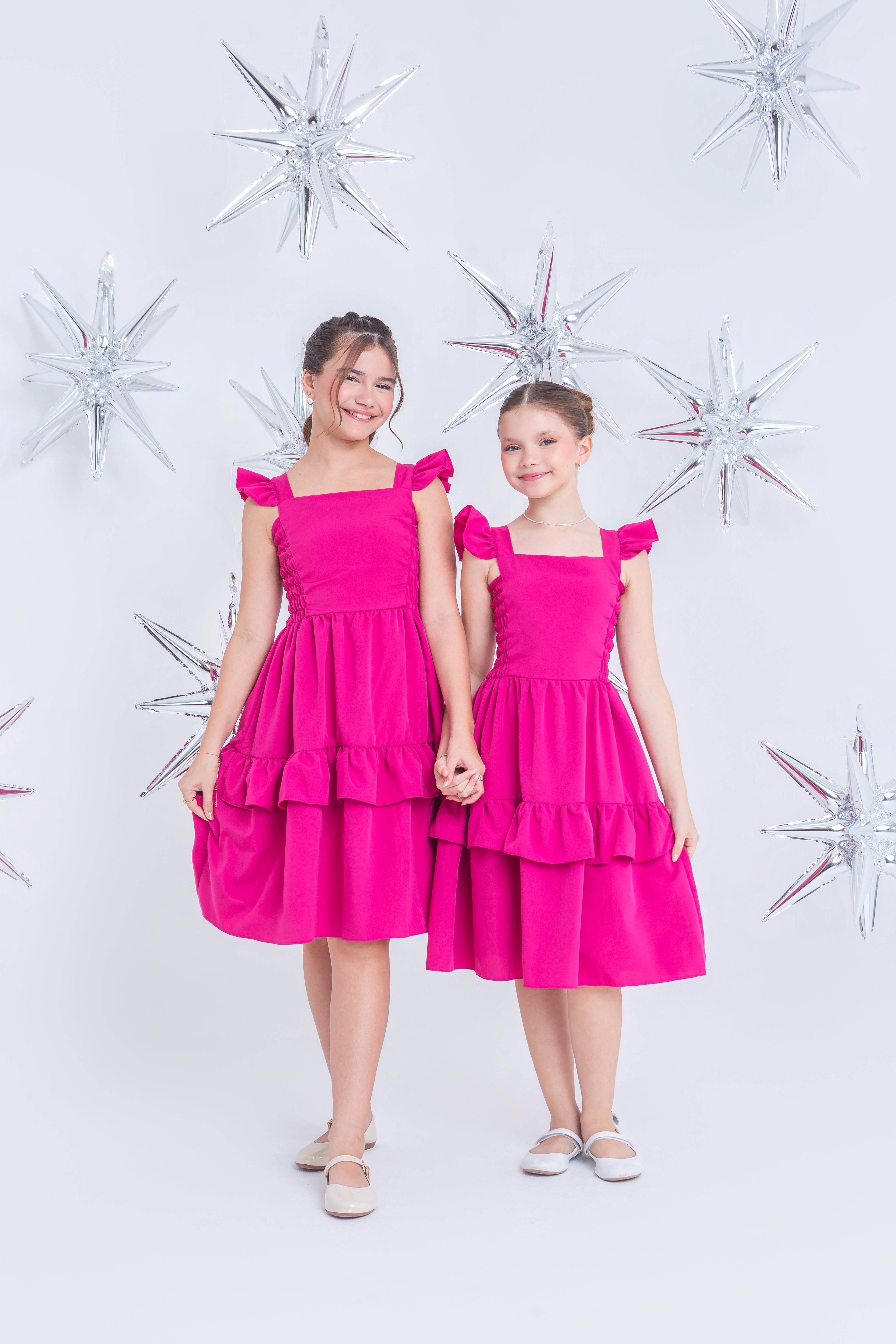 Vestido  babadinho ROSA