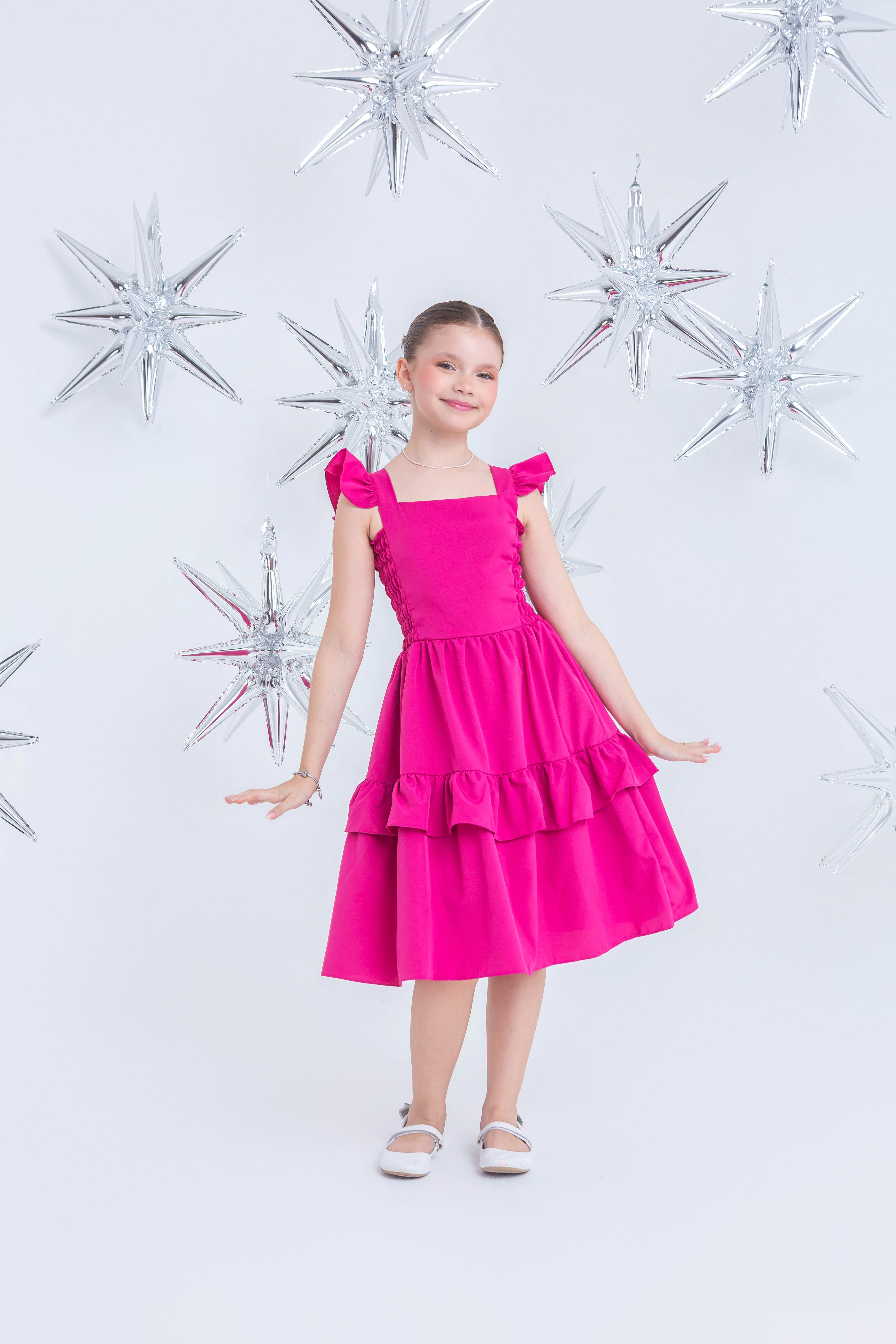 Vestido  babadinho ROSA