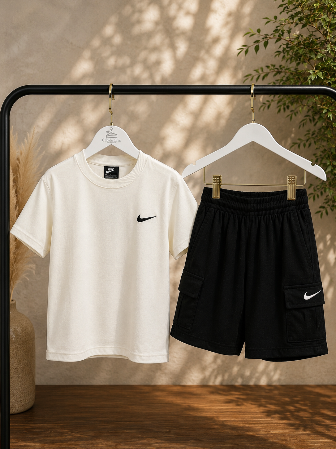 Conjunto Nike Urban (preto e branco)
