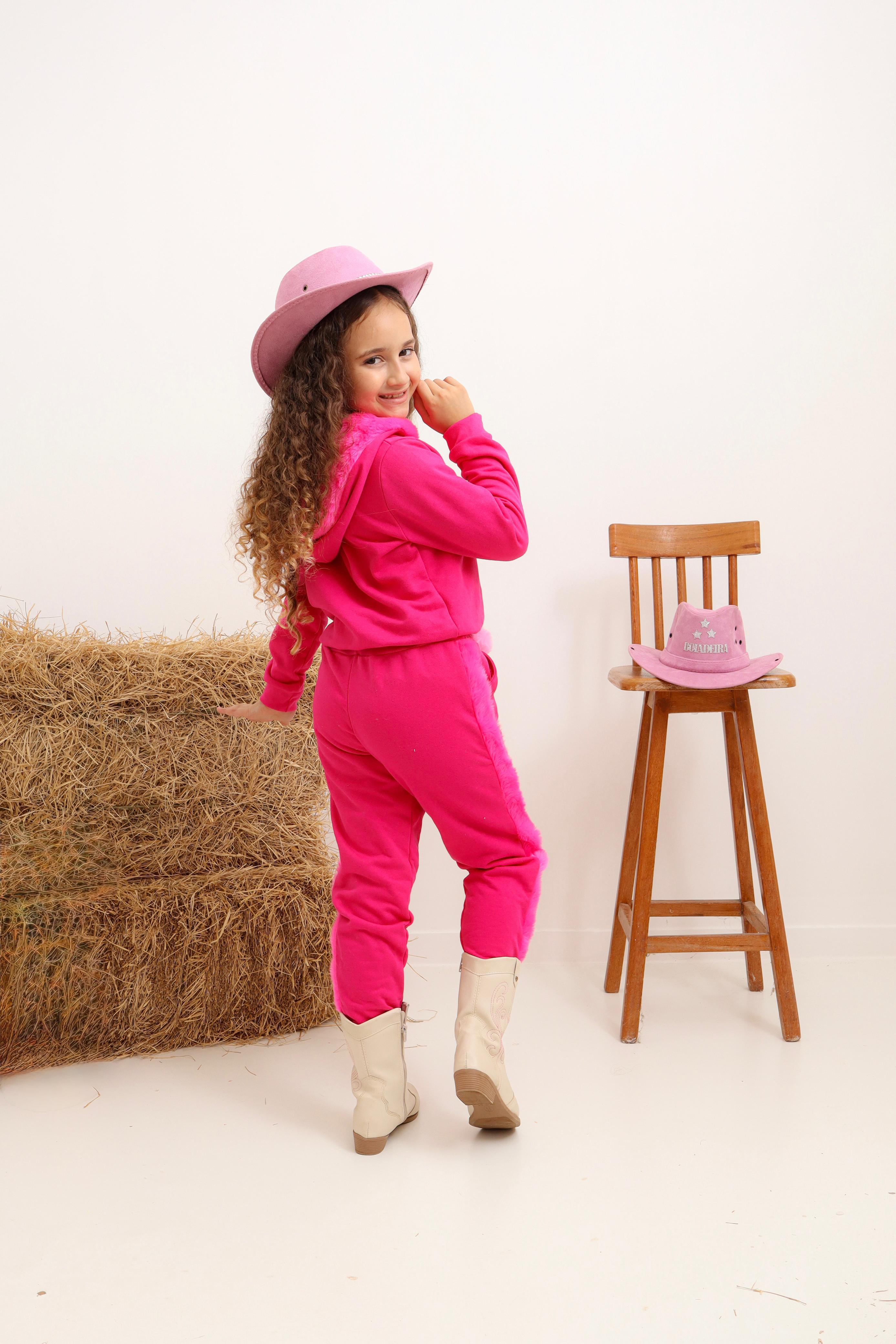 Conjunto moletom COW GIRL Ursa boiadeira