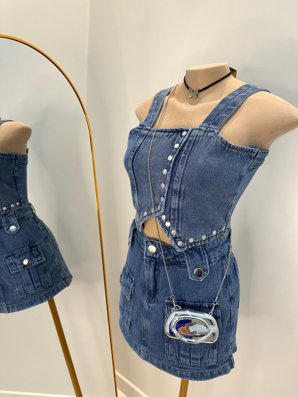 Conjunto short saia - taxas