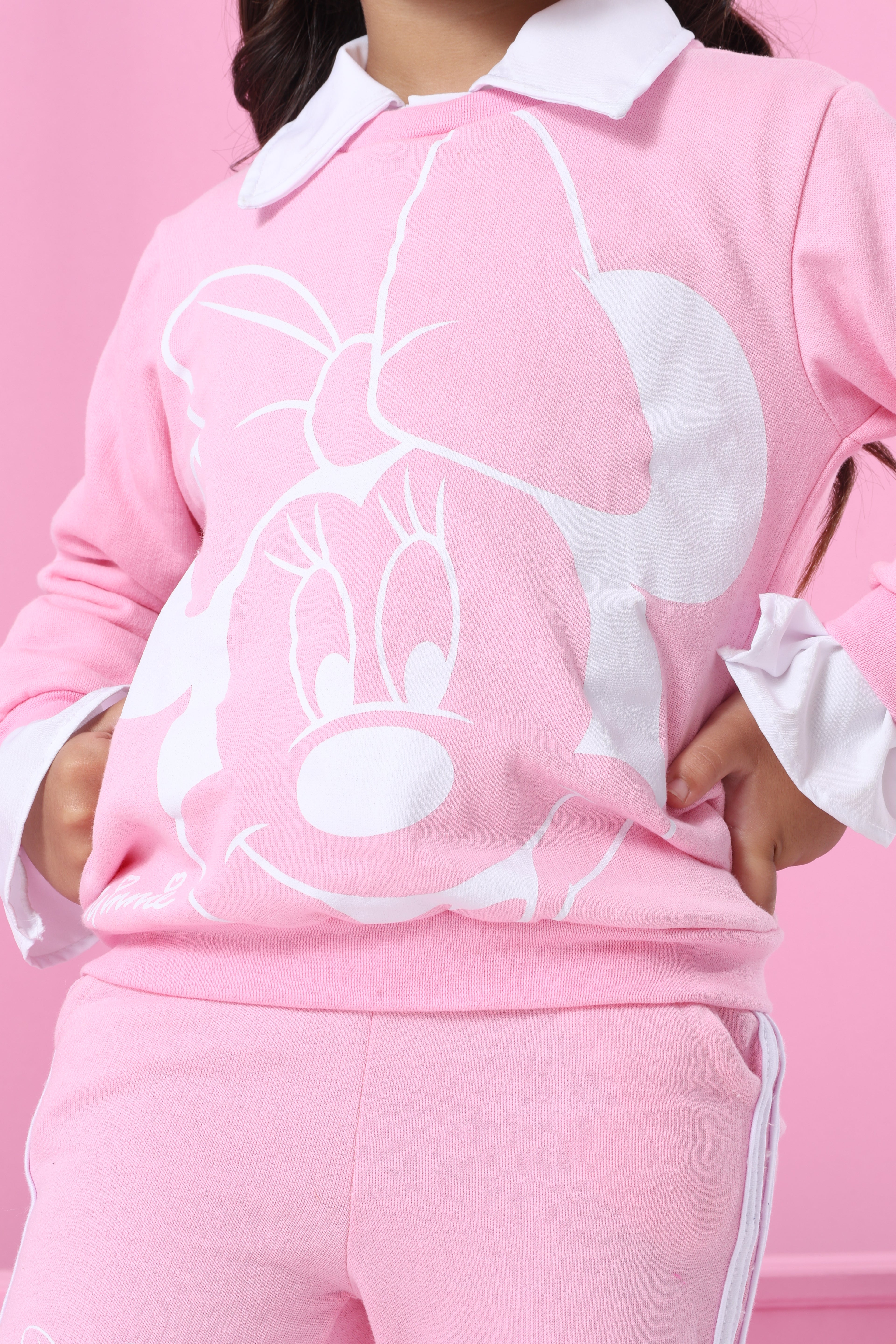 CONJUNTO ROSA MINNIE MOLETOM 🎀