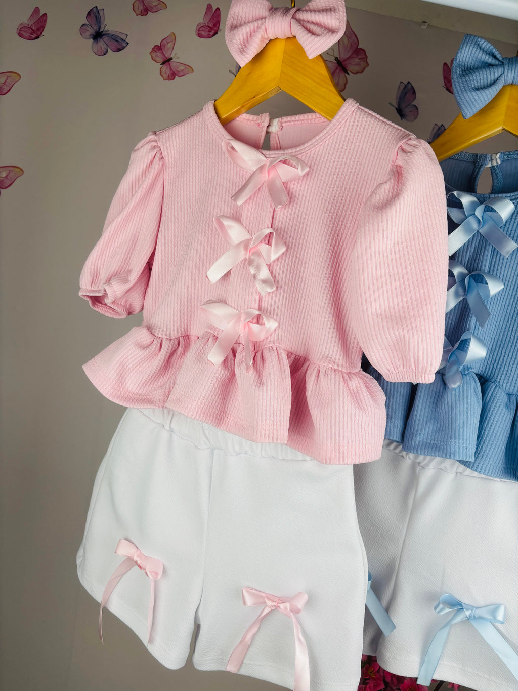Conjunto Peplum princesa com laço
