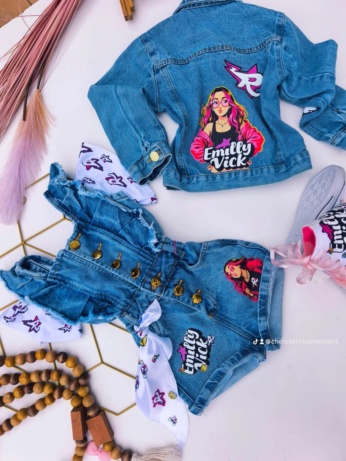 Jaqueta jeans Emilly vick