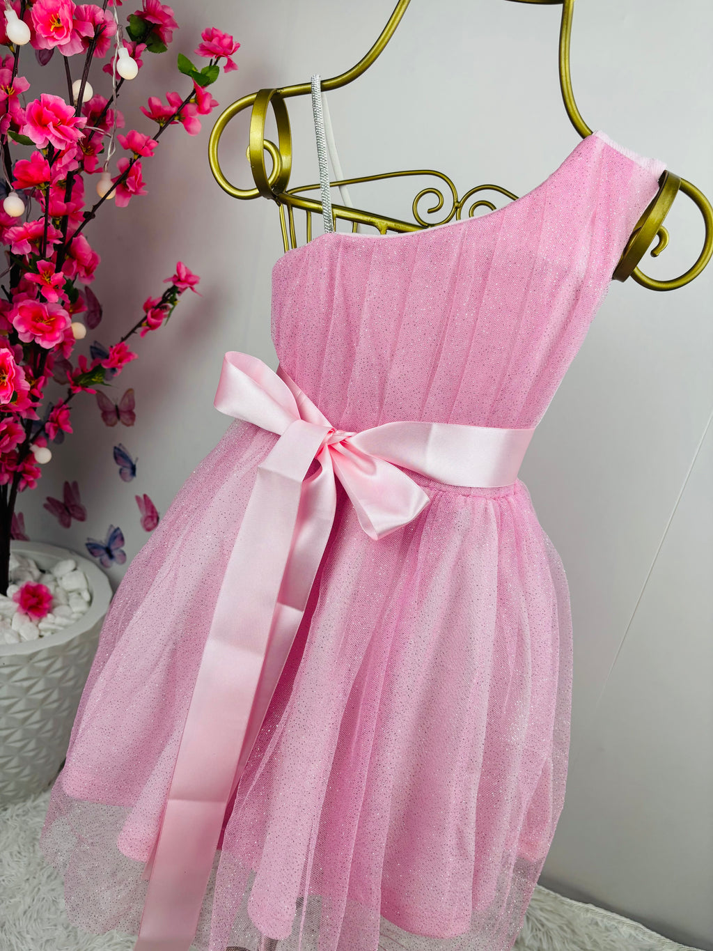 Vestido assimétrico Colors 841