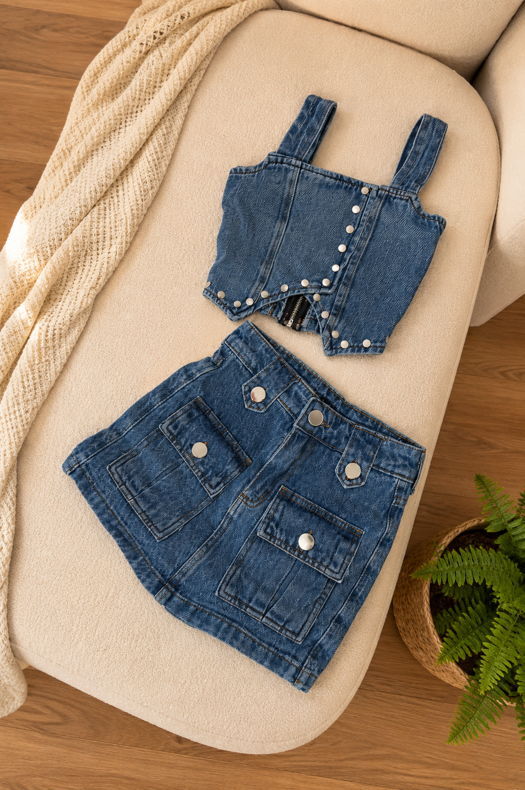 Conjunto short saia - taxas