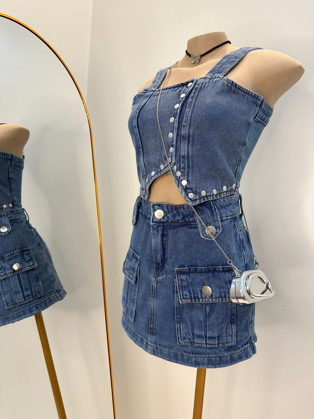 Conjunto short saia - taxas