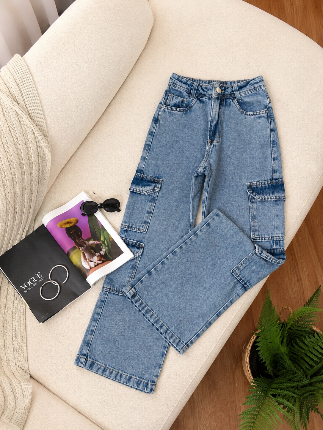 Calça Jeans Wide Leg 
Urban