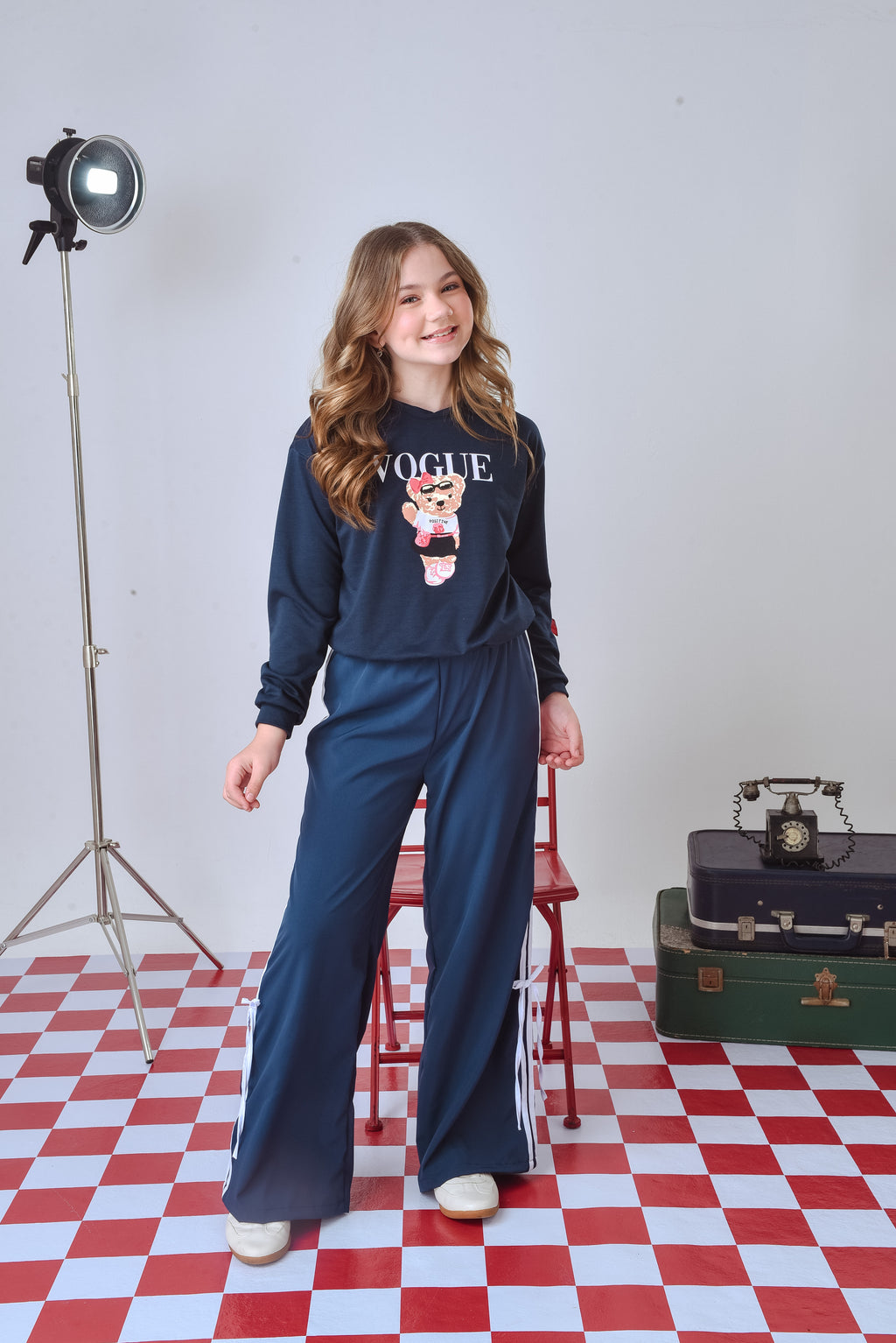 Conjunto Talha Azul Marinho