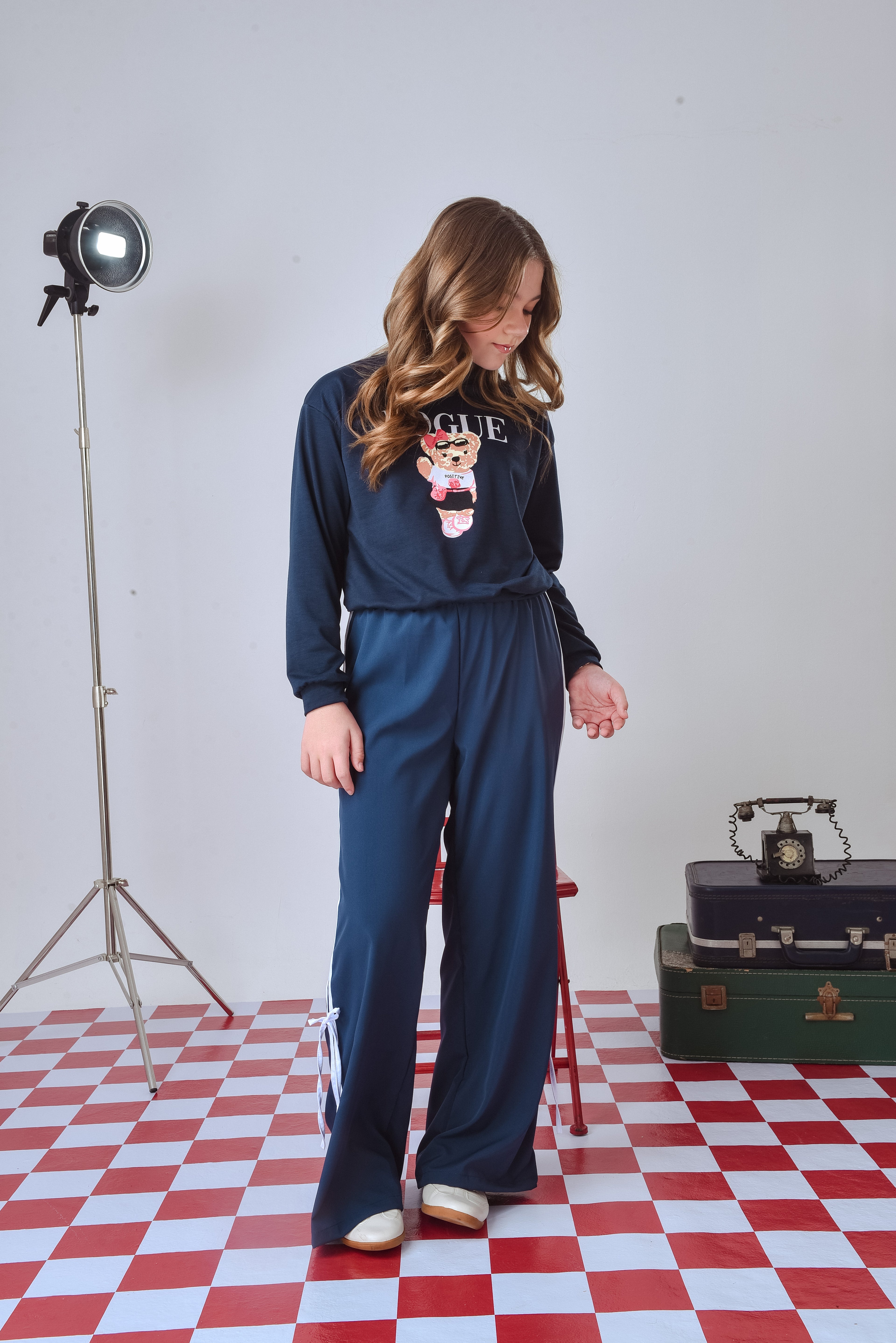Conjunto Talha Azul Marinho