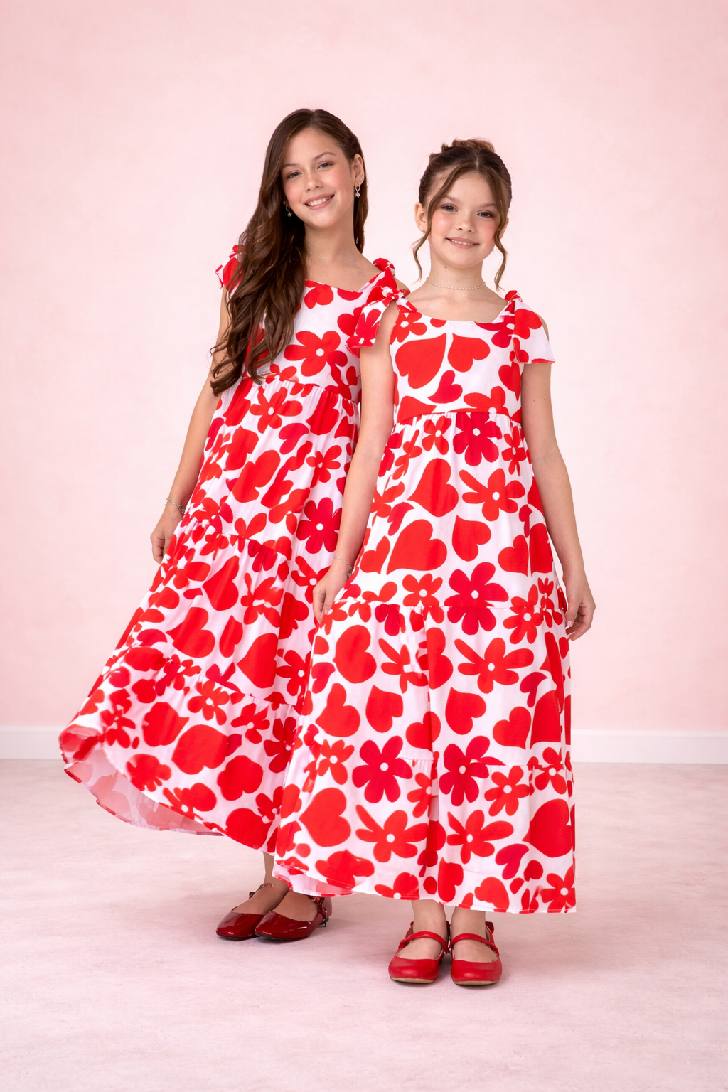 PROMOÇÃO-Vestido Lauren corações ❣