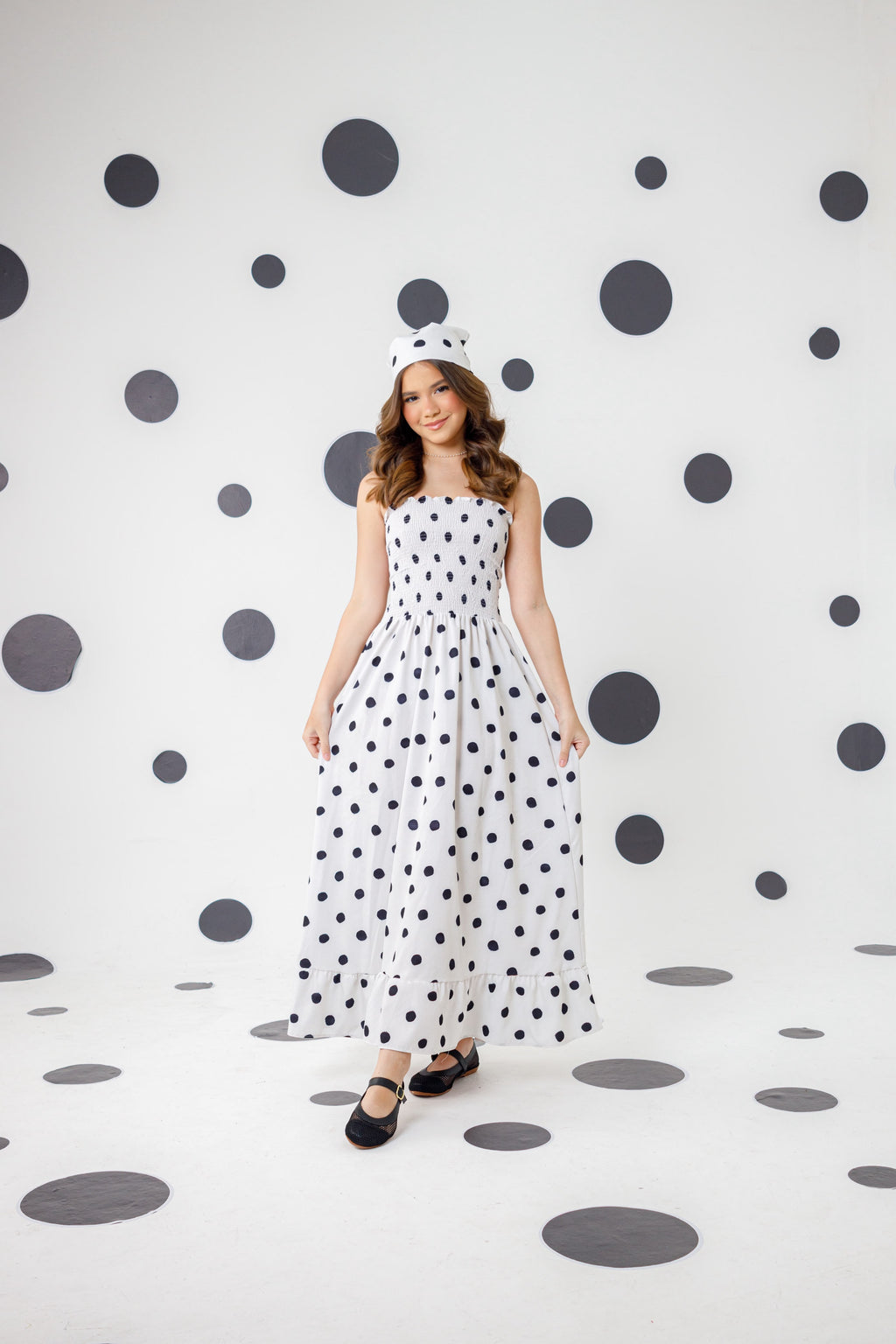 Vestido ana com alça - com bandana
