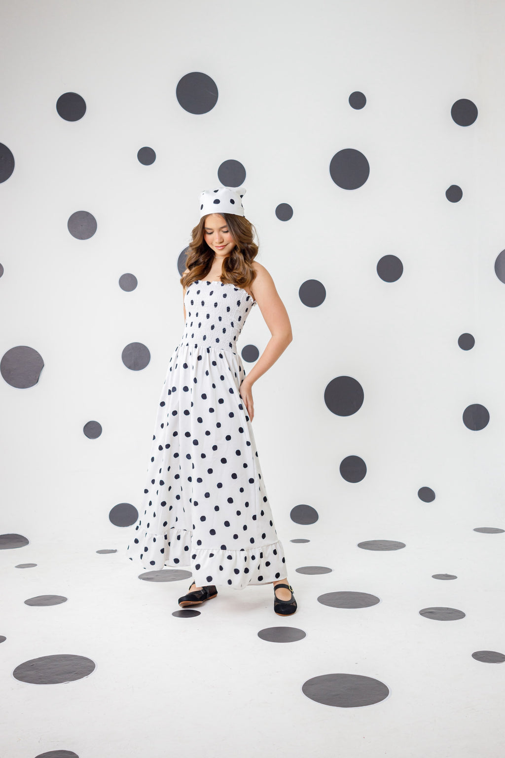 Vestido ana com alça - com bandana