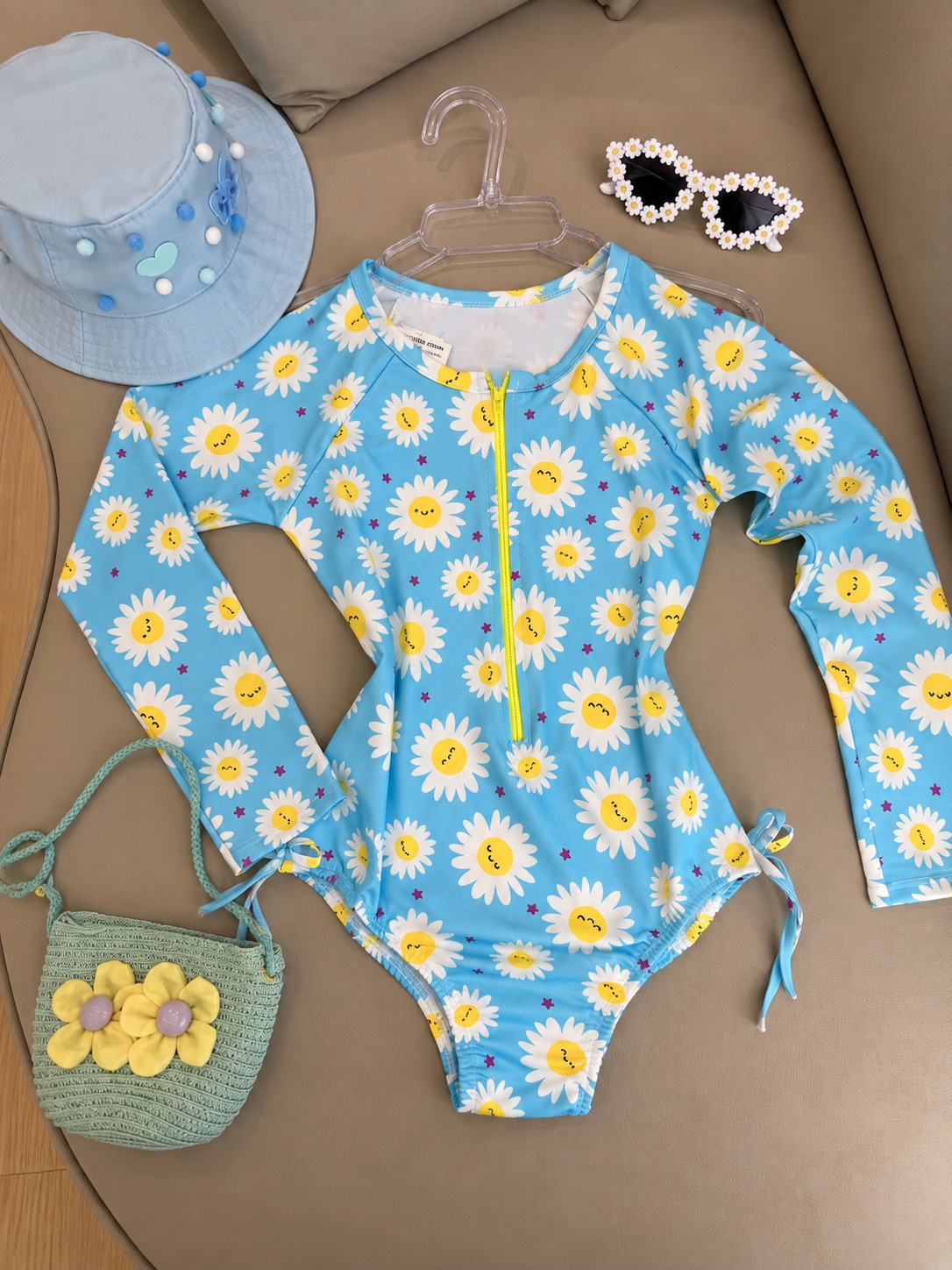 Maiô Infantil Margaridas 🌼
