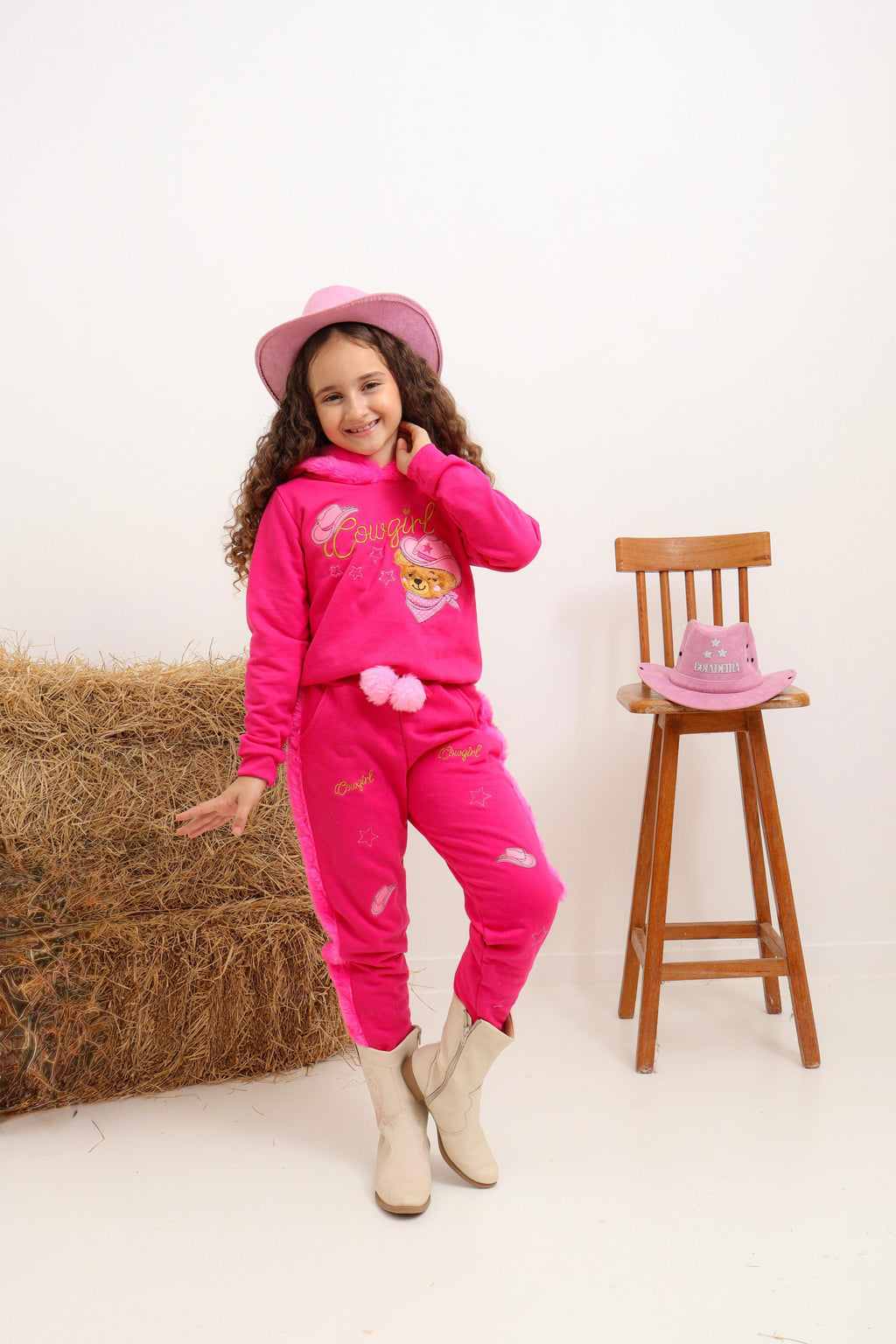 Conjunto moletom COW GIRL Ursa boiadeira