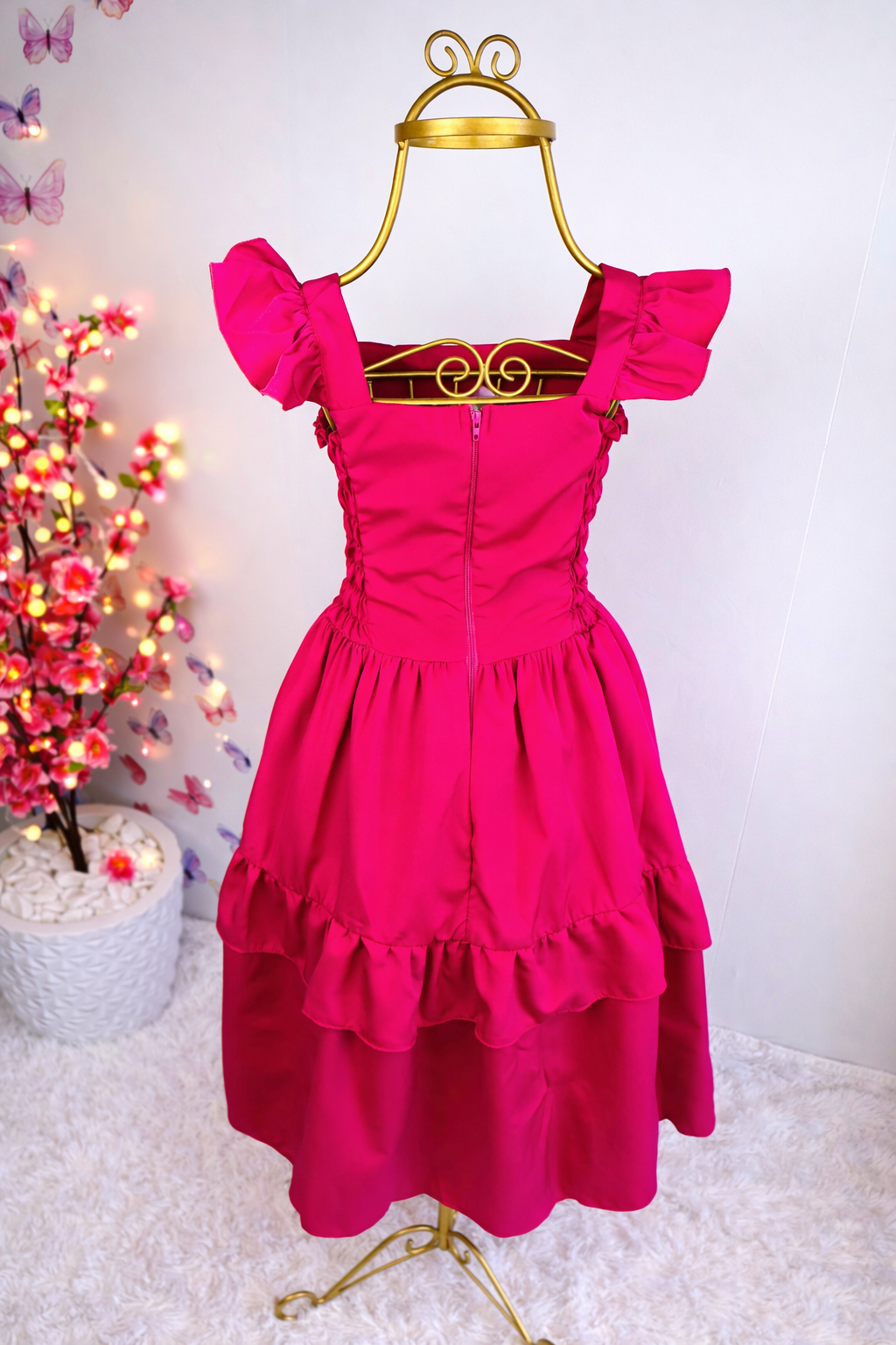 Vestido  babadinho ROSA