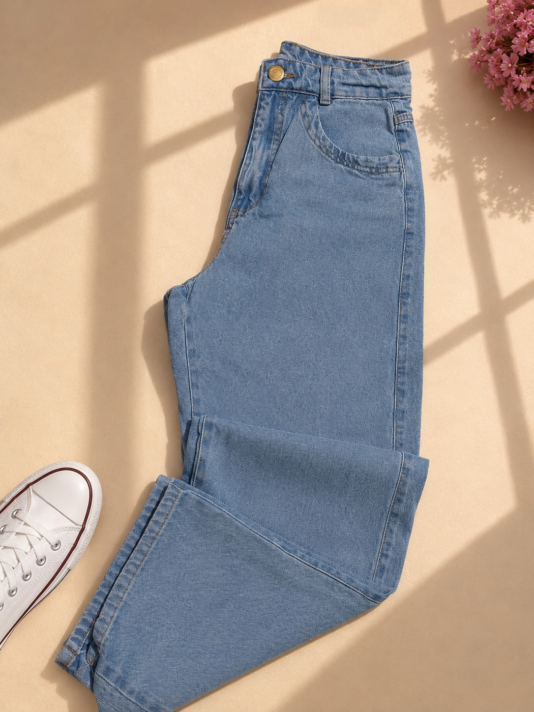 Calça Jeans Wide Leg