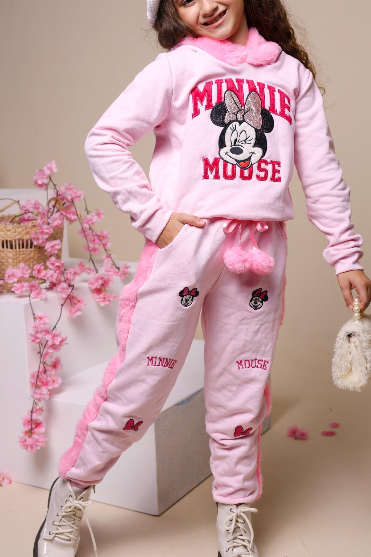 moletom Minnie rosa