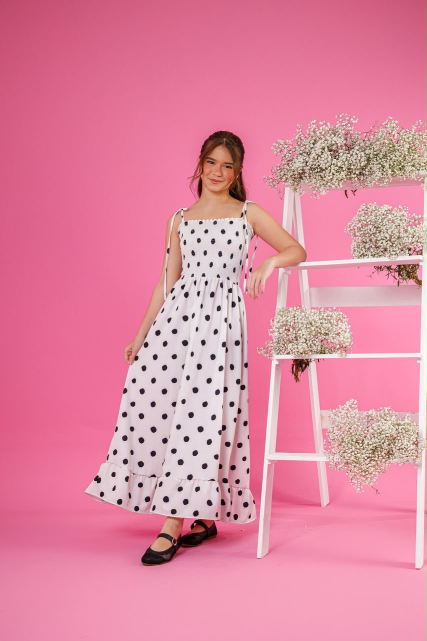 Vestido ana com alça - com bandana