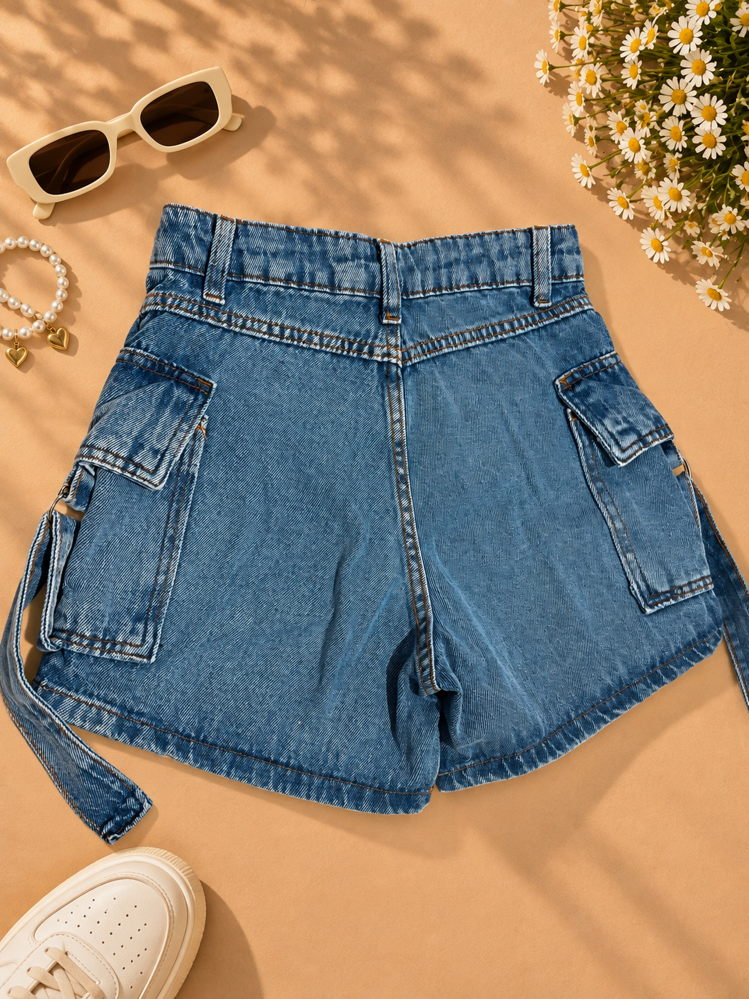 Short saia jeans 0020