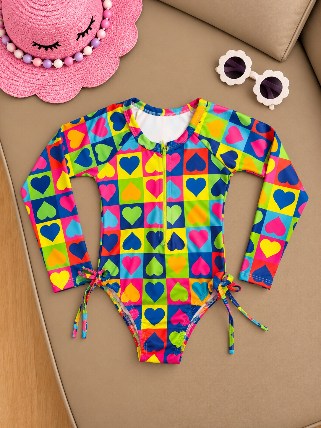 Maiô Infantil Corações