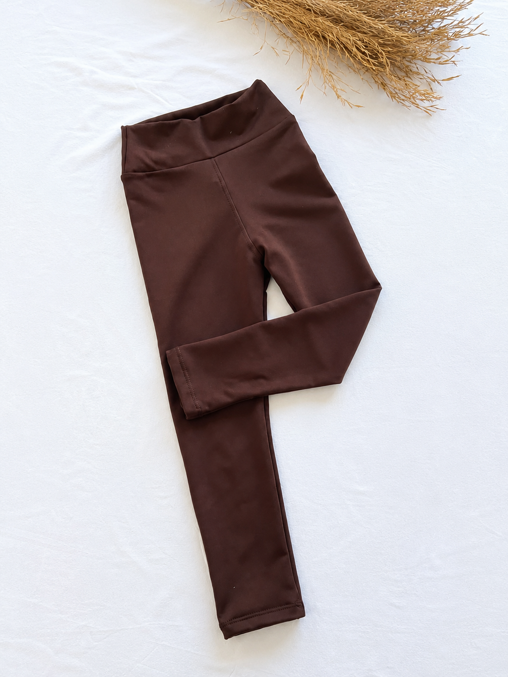 LEGGING MARROM FLANELADA