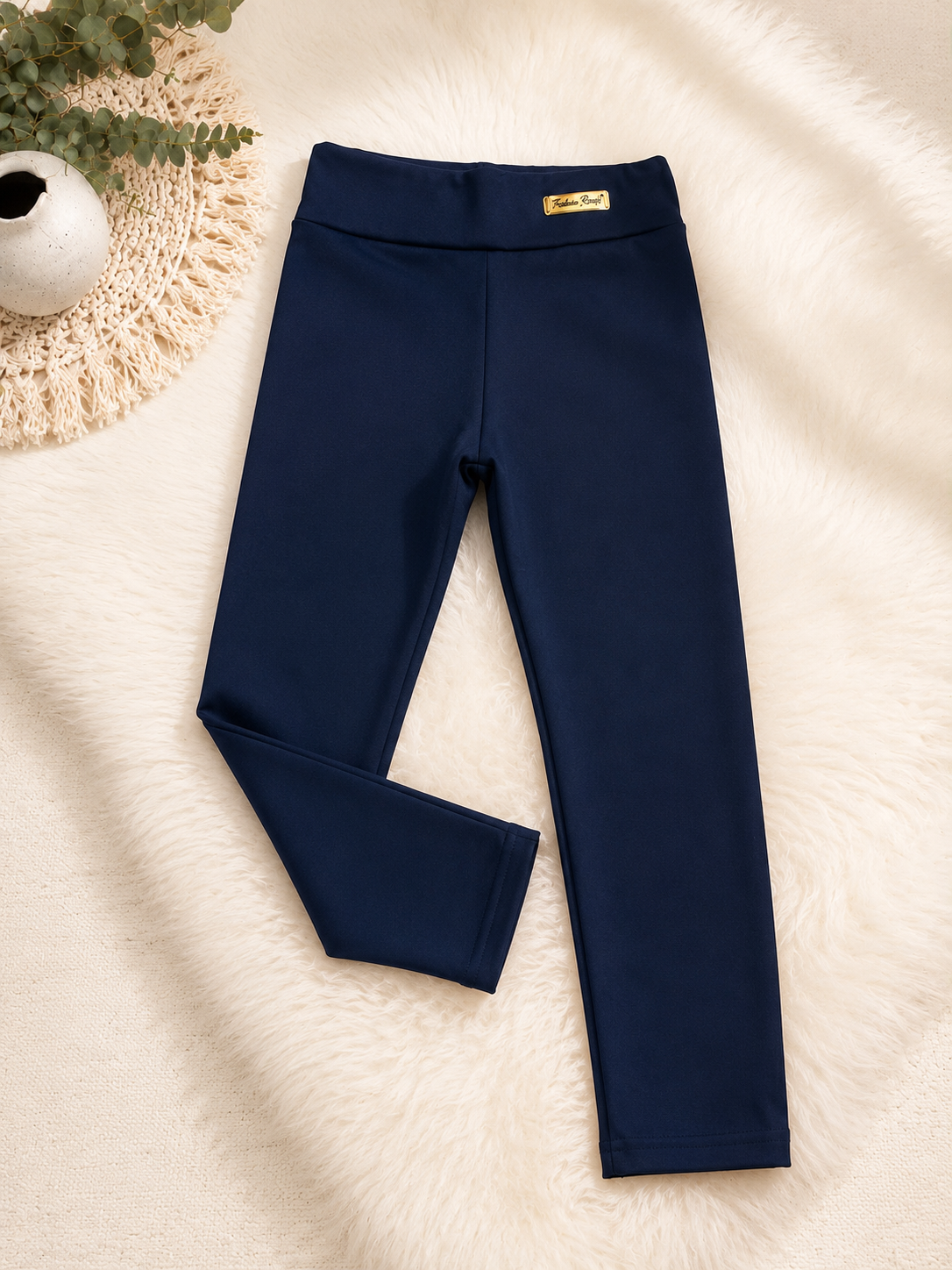 Legging JUVENIL azul SUPLEX  flanelada