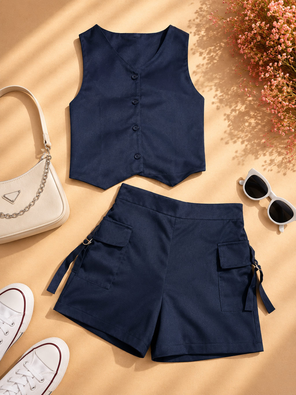 Conjunto short cargo