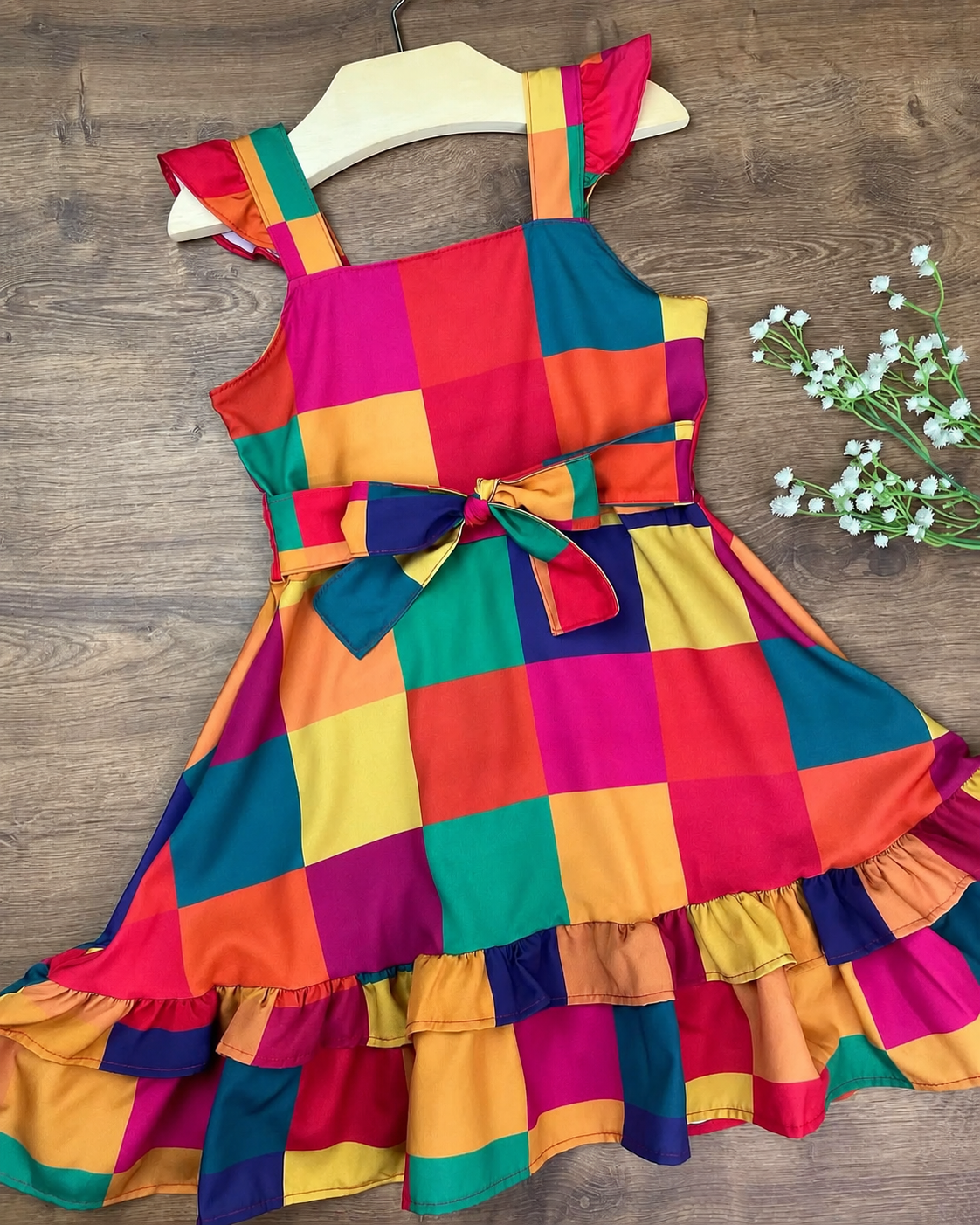 Vestido Danielle xadrez mariah
