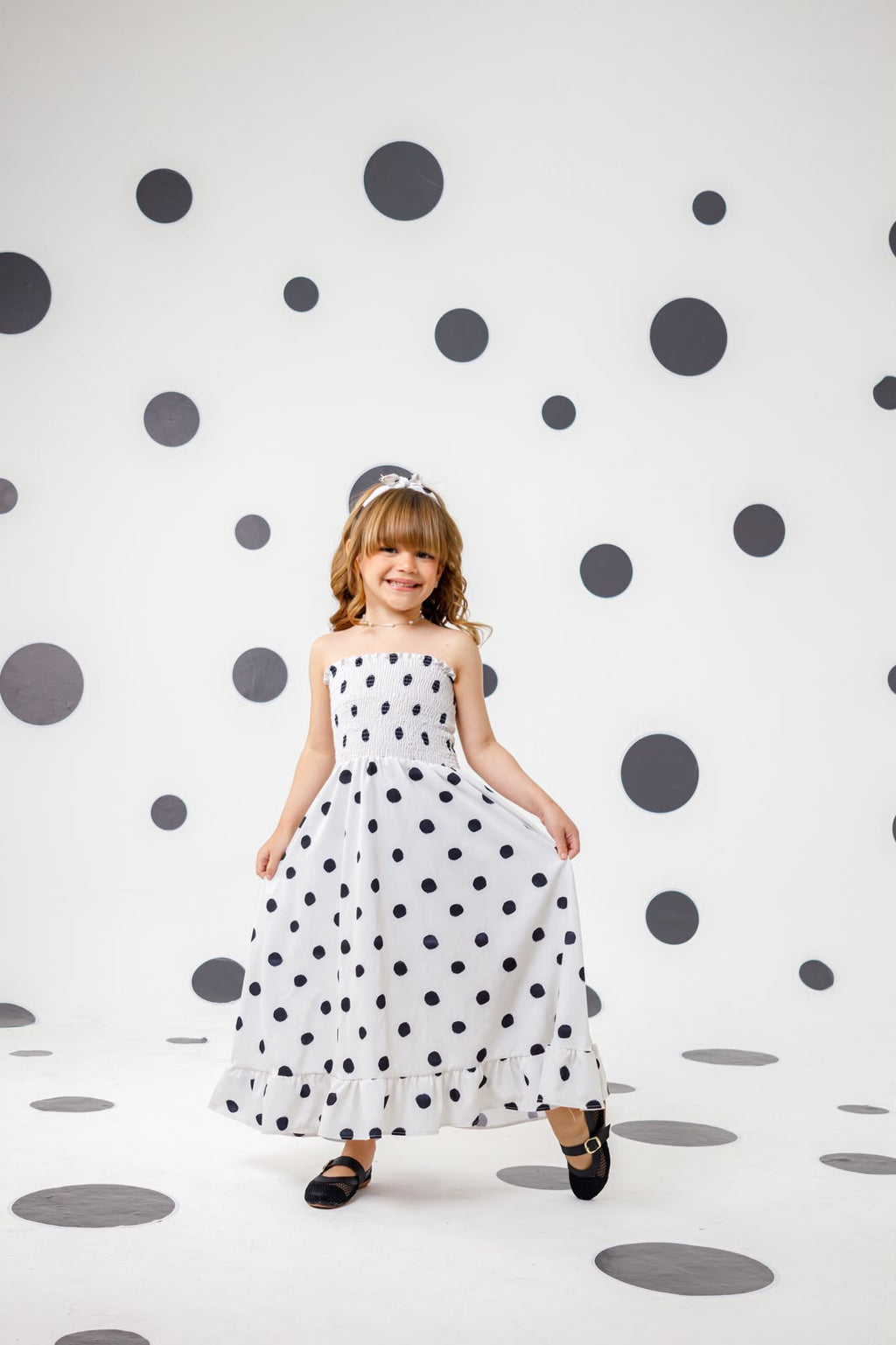 Vestido ana com alça - com bandana