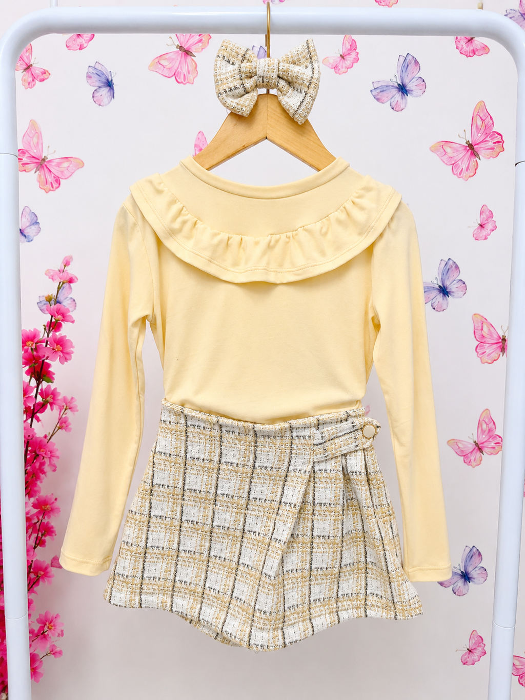 Conjunto Amélie bege
