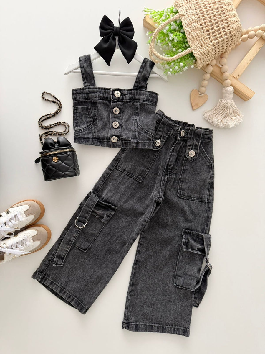 Calça jeans black-elastico na cintura-026