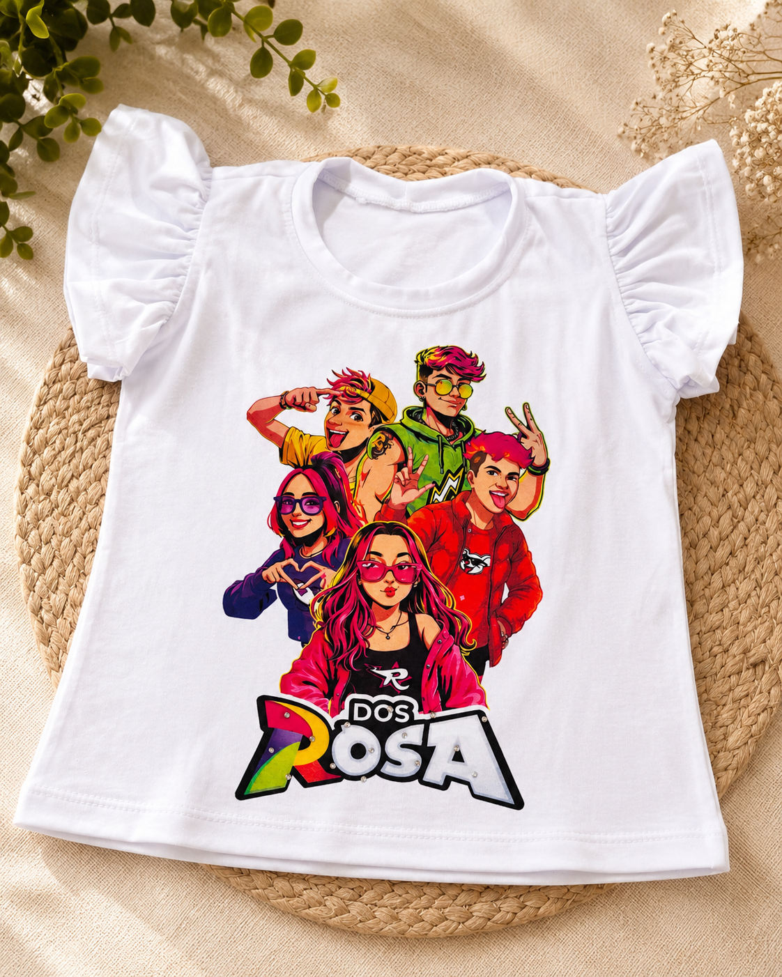 T-shirt dos rosas emilly vick