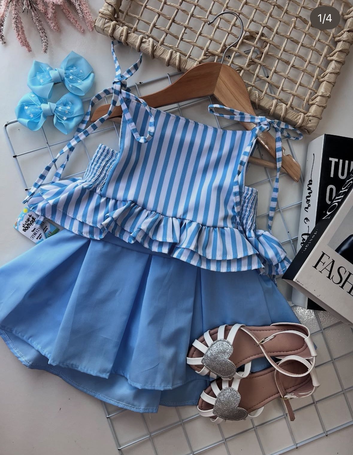 CONJUNTO  PEPLUM LASTEX ANNA