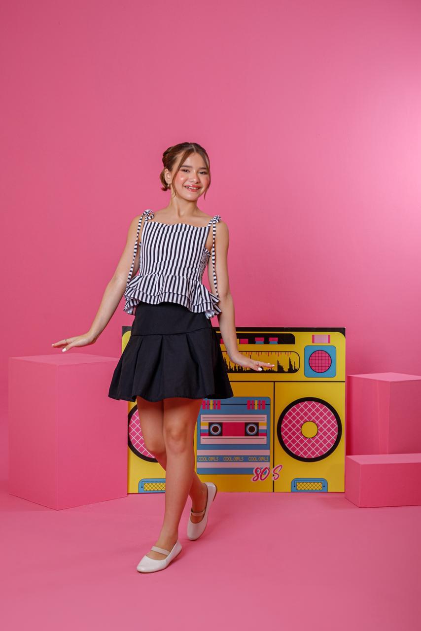 Combinadinho Peplum Lastex Anna