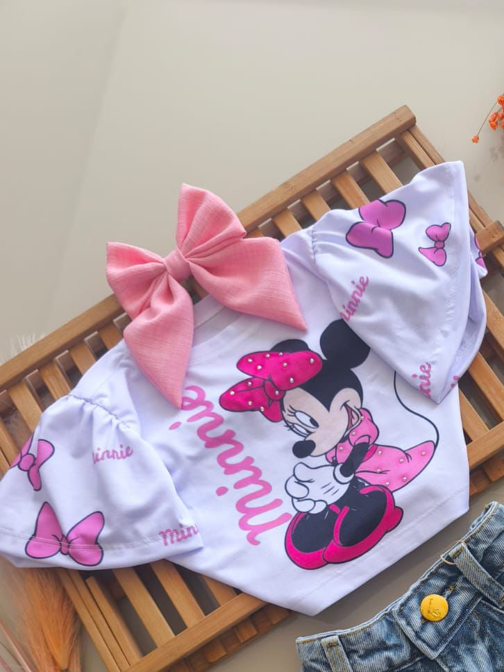 Blusa  godê Minnie