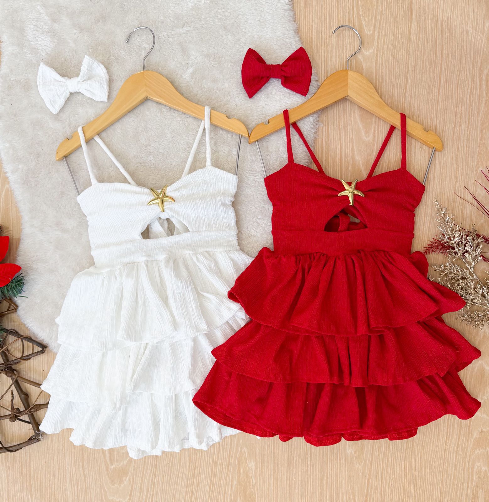 Vestido Babado com laço 004