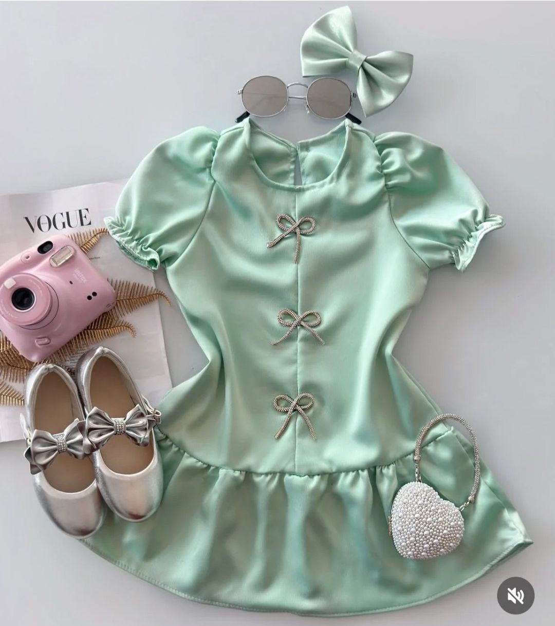 vestido bonequinha verde