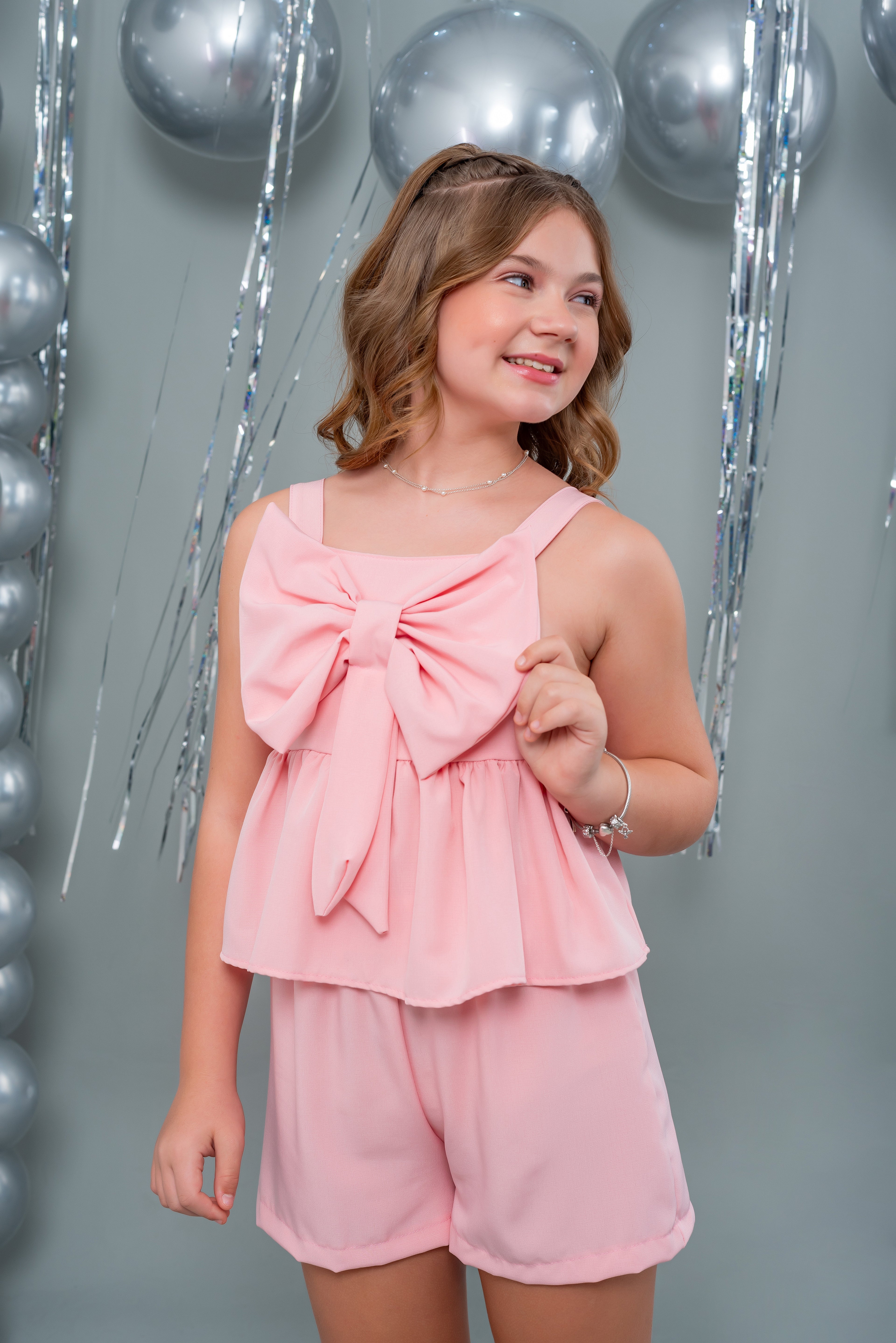 Conjunto Hellen rosa