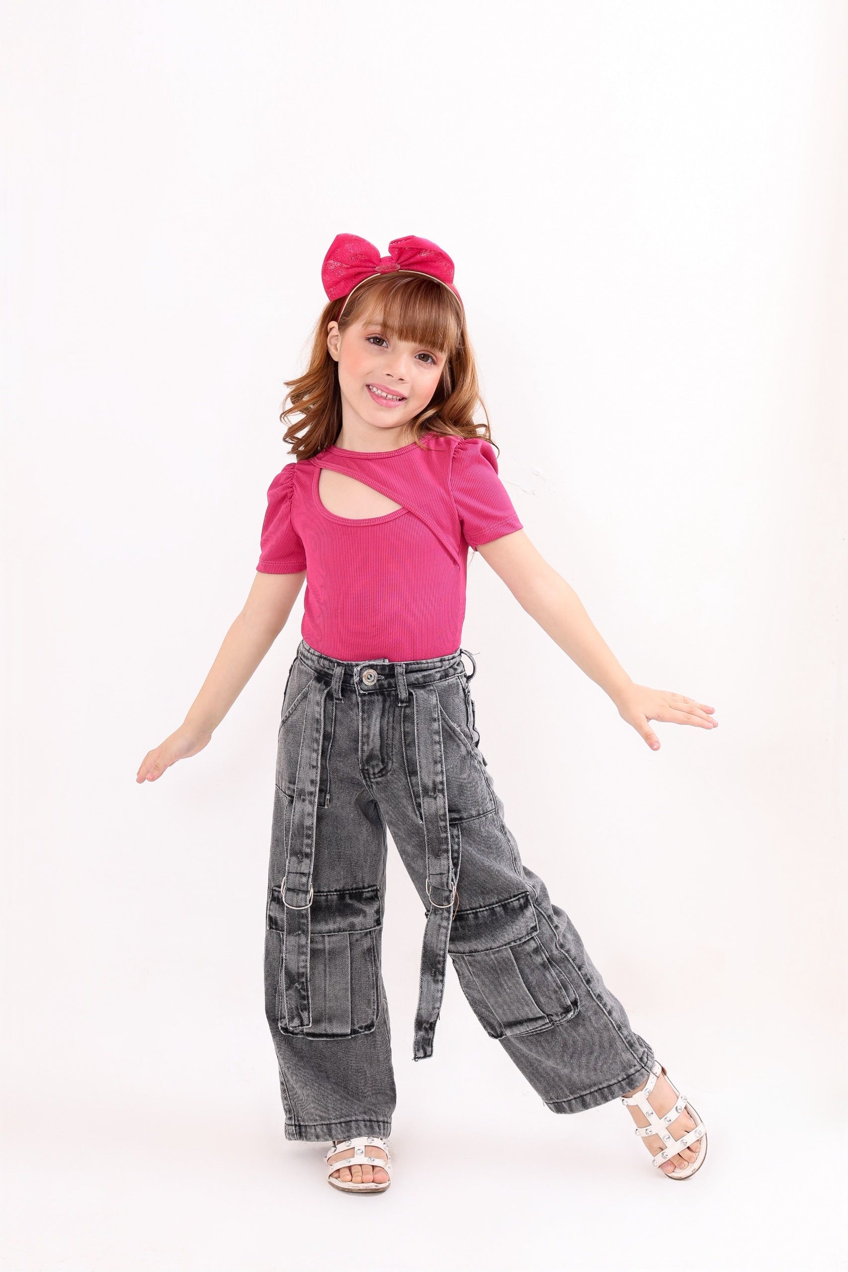 CALÇA BLACK INFANTIL (PRETO MARMORIZADO)