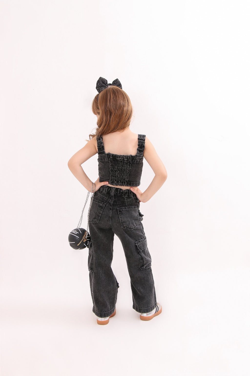 CALÇA BLACK INFANTIL-  (PRETO MARMORIZADO)  - Ref: 0040